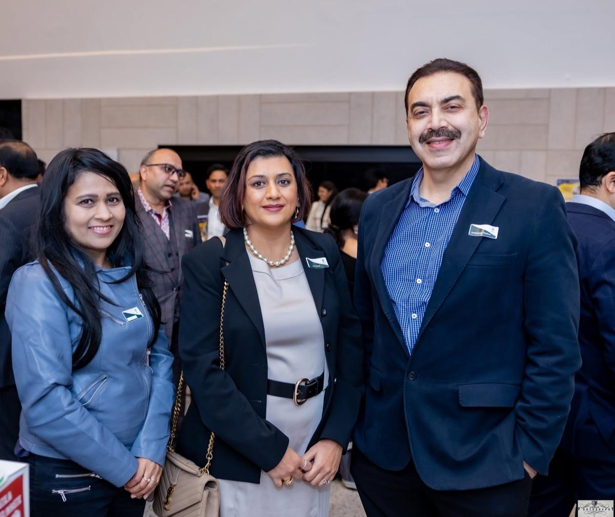 Guests networking at the Artha Roundtable with the High Commissioner of India.