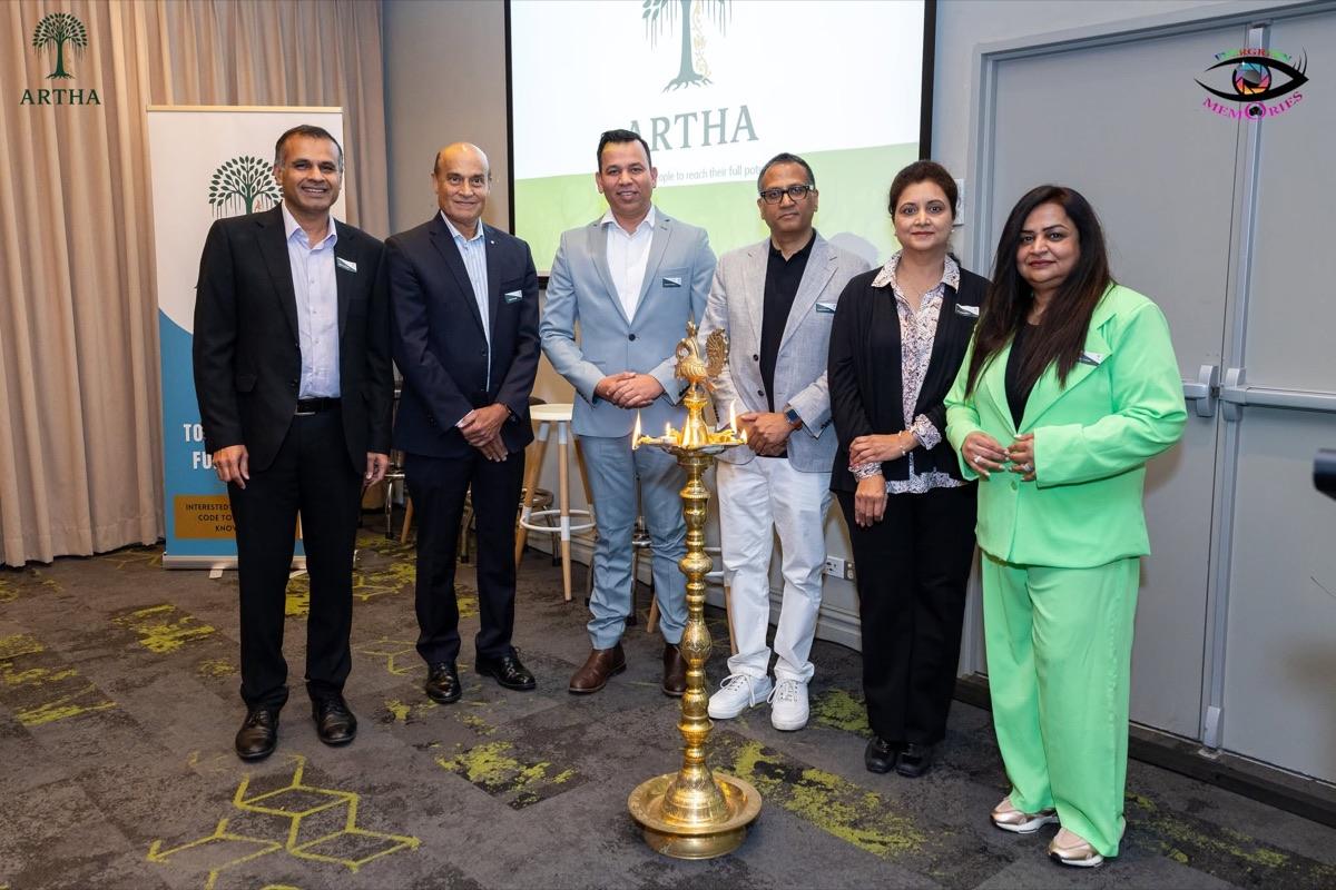 Attendees at the Artha Soft Launch Event in Sydney.