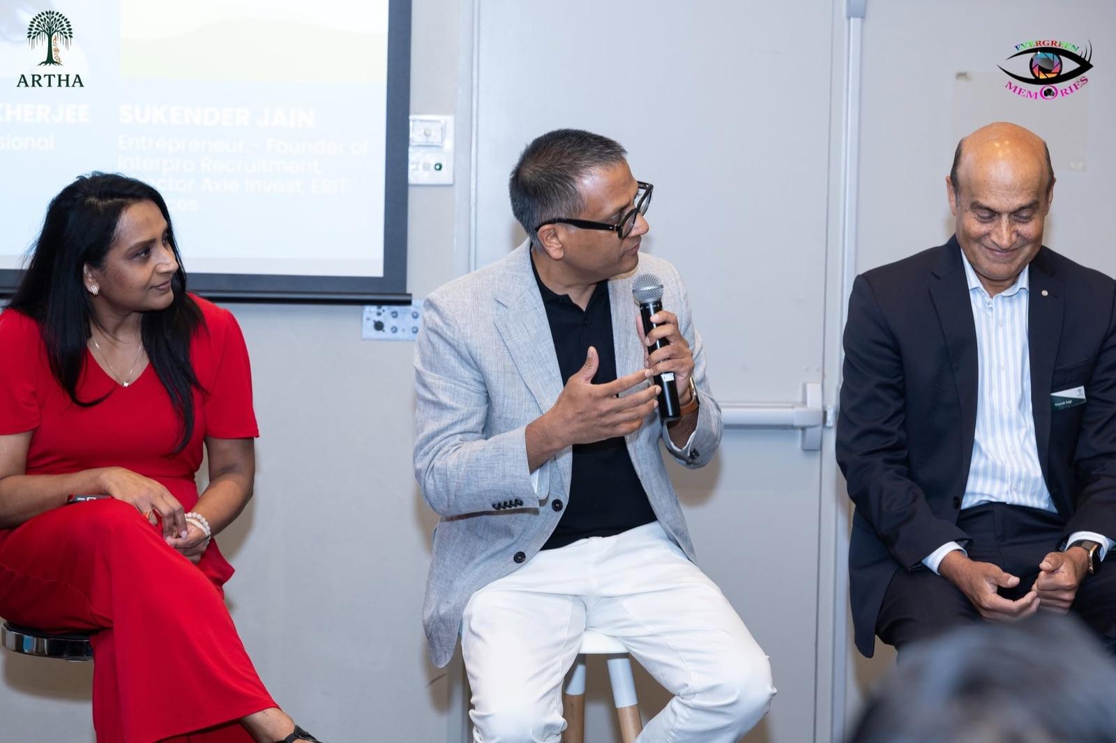 Attendees at the Artha Soft Launch Event.